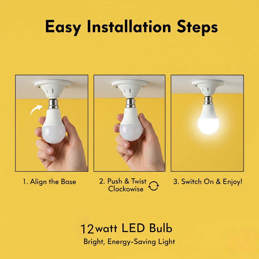 12 Watt LED bulb